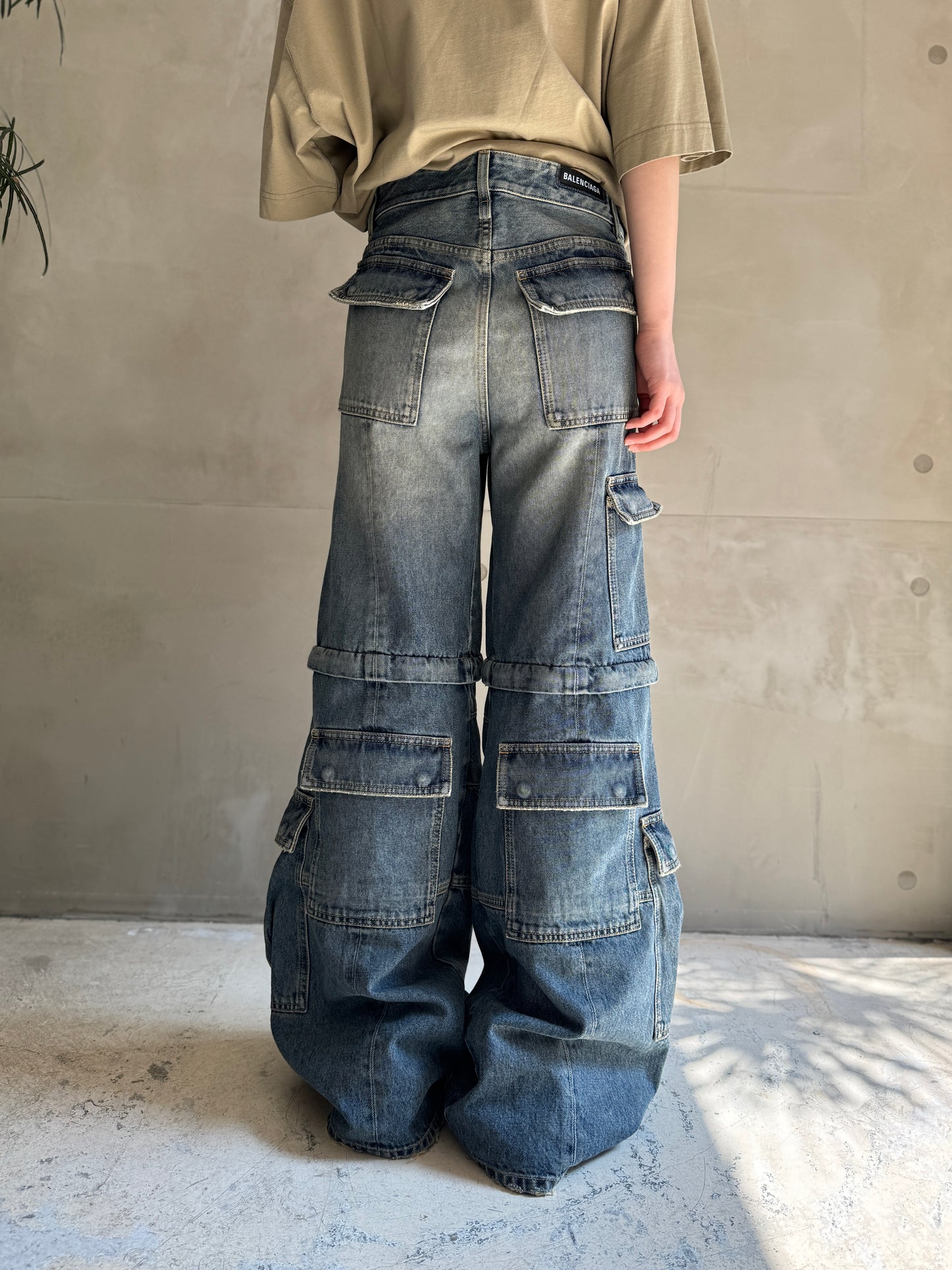 Flared Cargo Pants