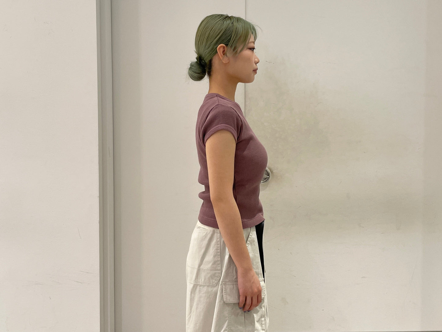 クルーネックフィットTシャツ