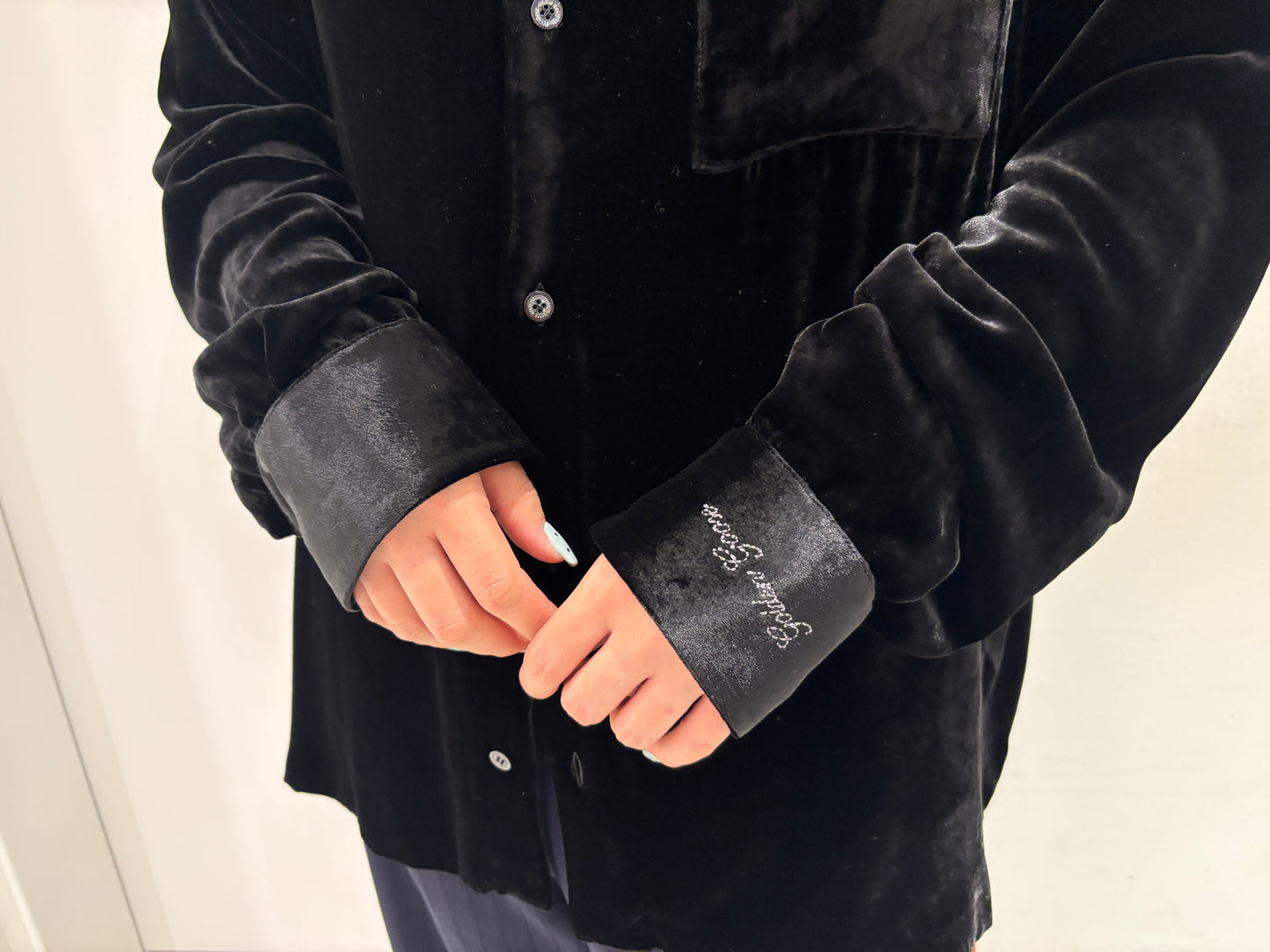 BOXY VELVET SHIRT【25SS】