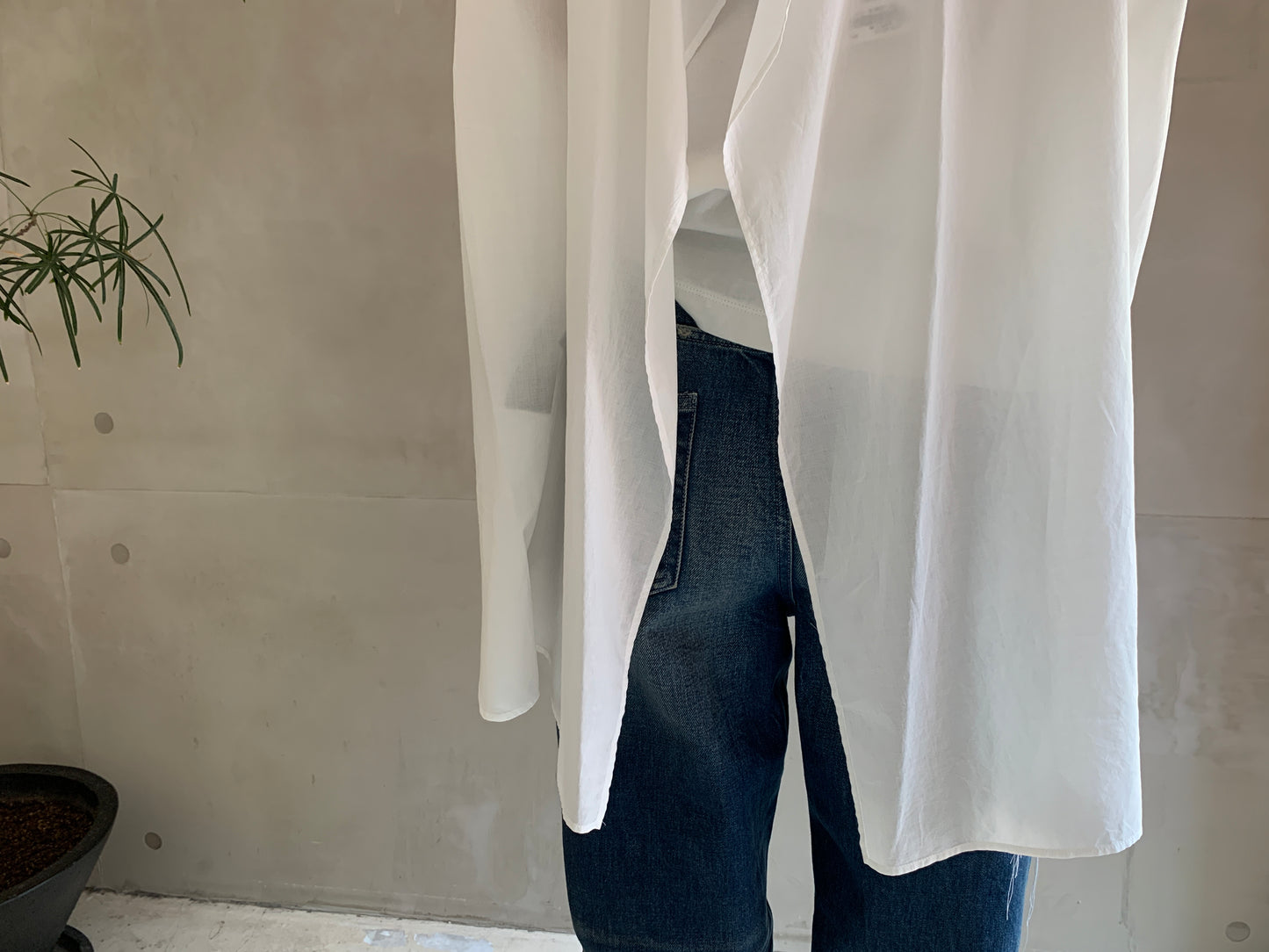 HIGH NECK LONG SLEEVE BLOUSE【25SS】