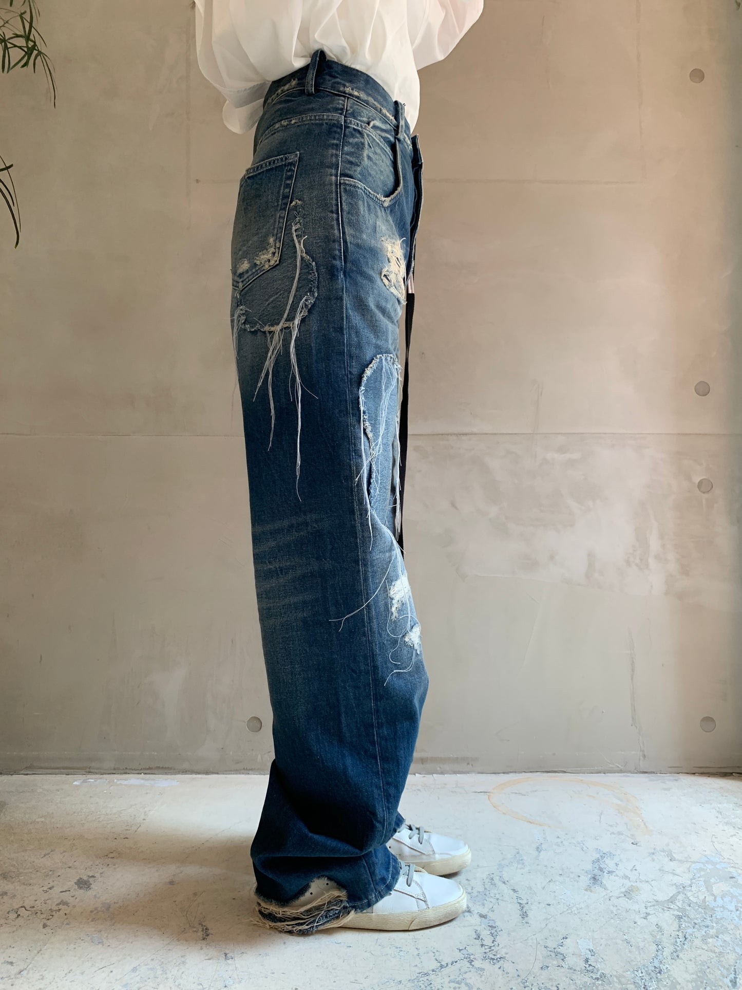 ダメージデニムパンツ【25SS】