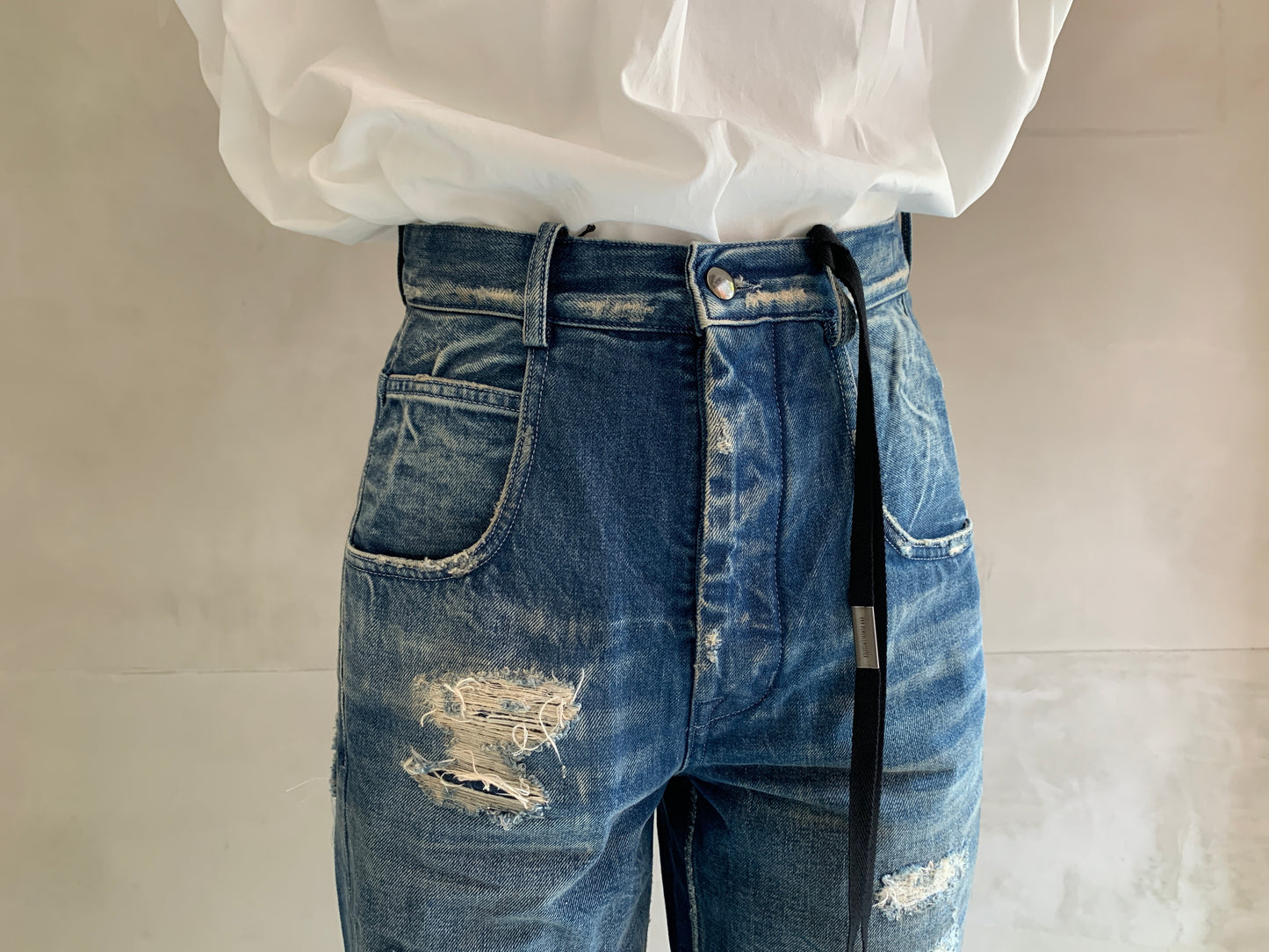 ダメージデニムパンツ【25SS】