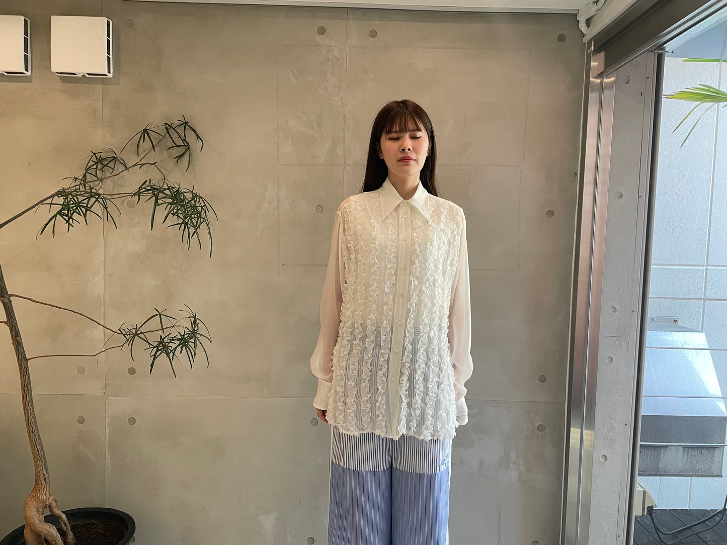 RUFFLED SHIRT【25SS】