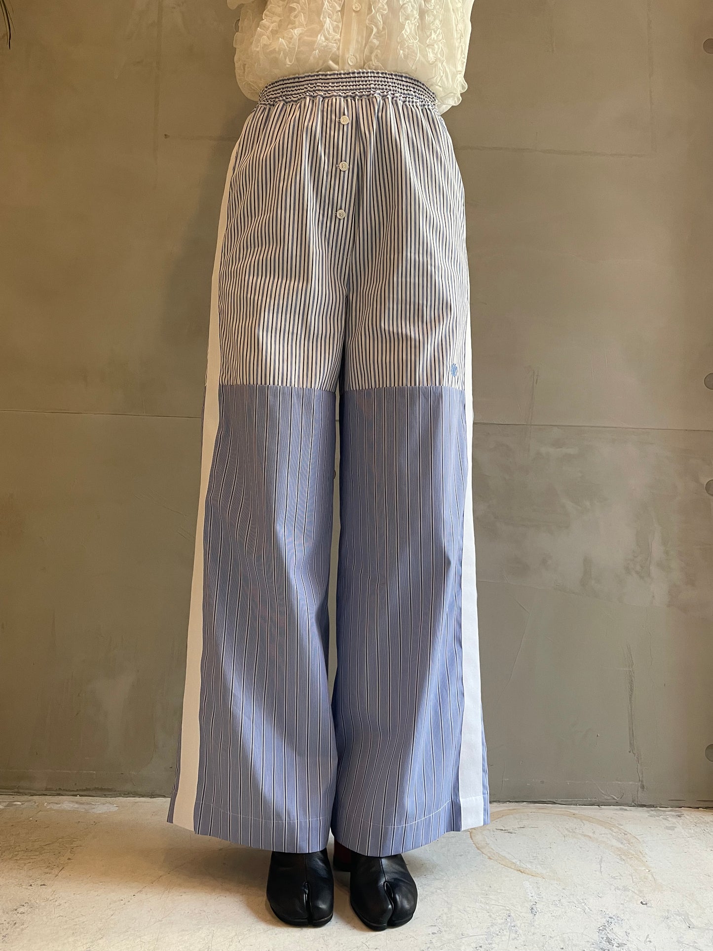 MIXED STRIPE TROUSERS【25SS】