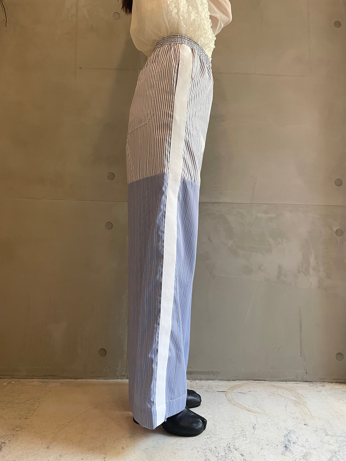 MIXED STRIPE TROUSERS【25SS】