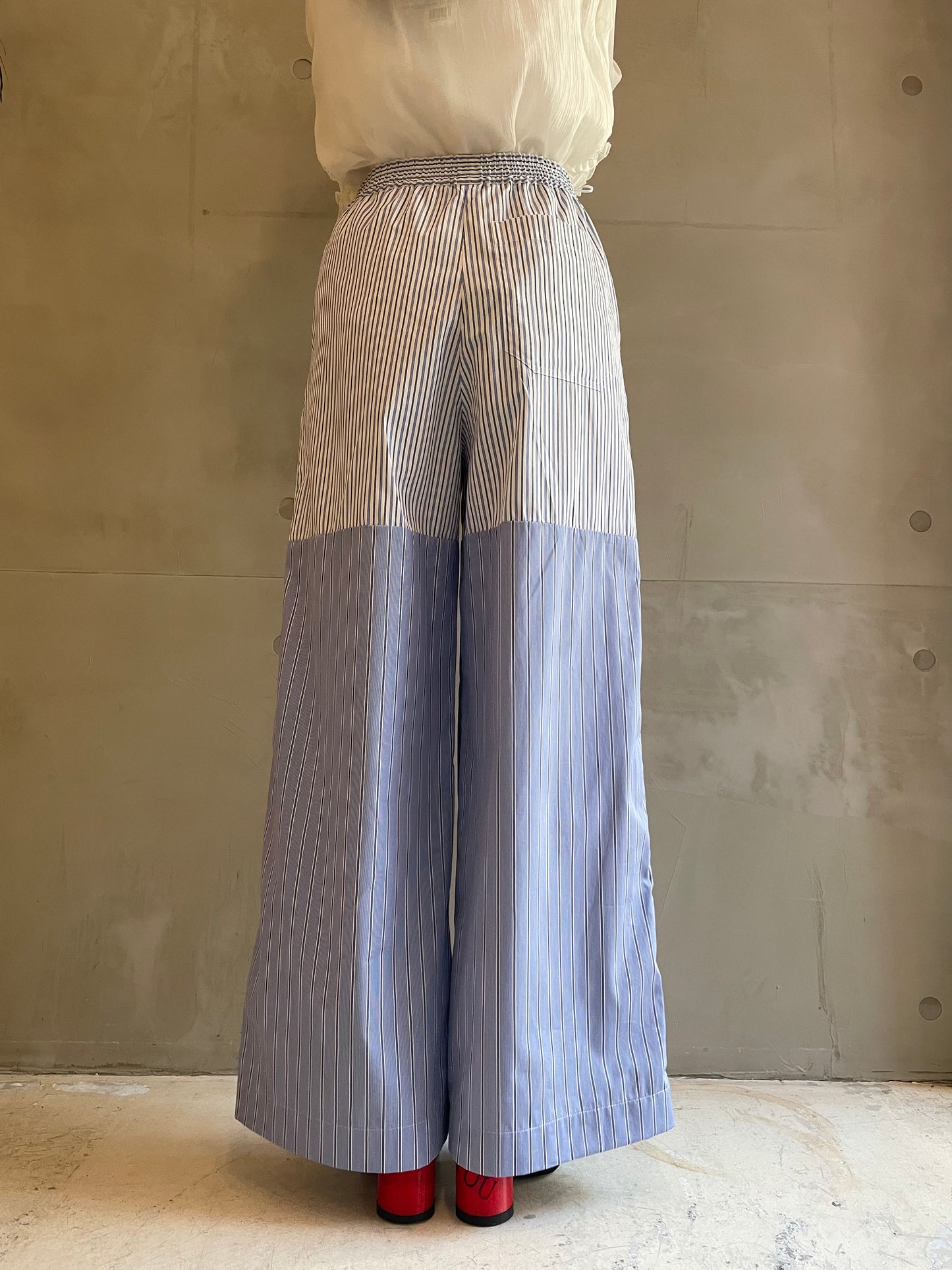 MIXED STRIPE TROUSERS