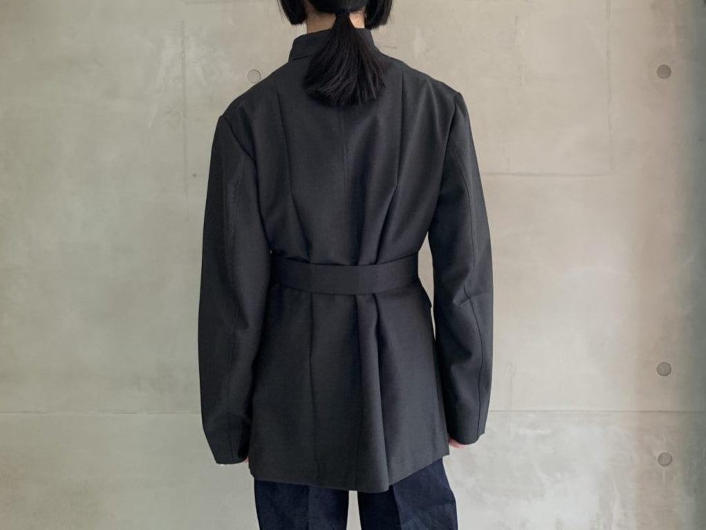 NO LAPEL ORIGAMI JACKET GABARDINE【25AW】