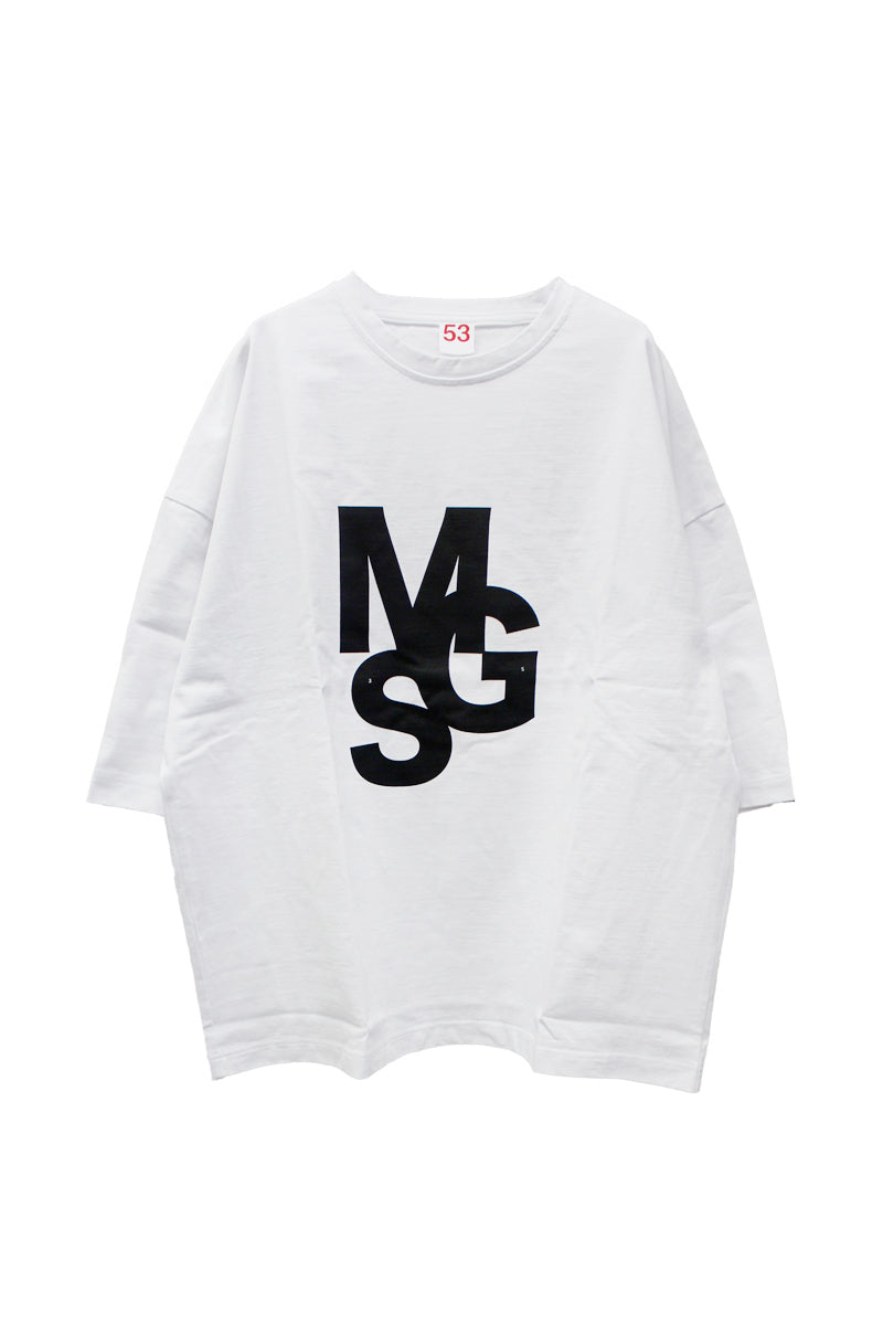 MGSフロントビッグプリントタックTシャツ
