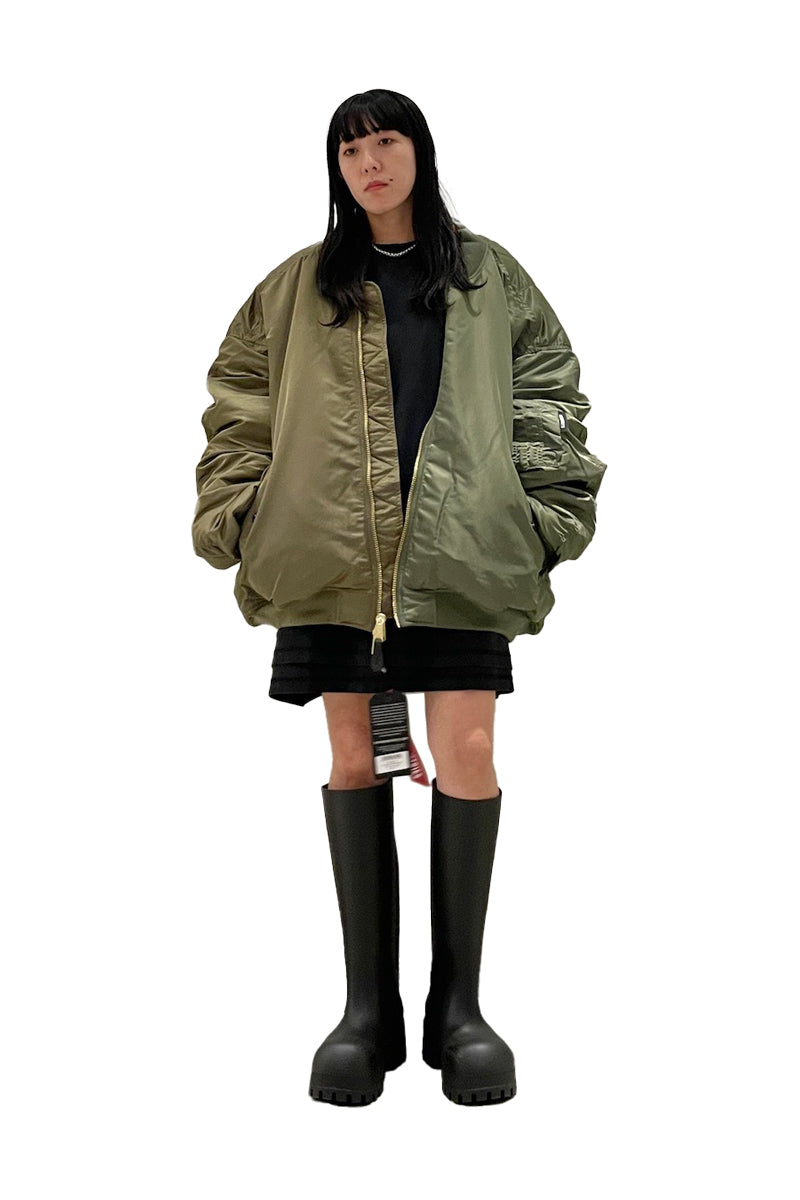 DOUBLE ZIP BOMBERJACKET