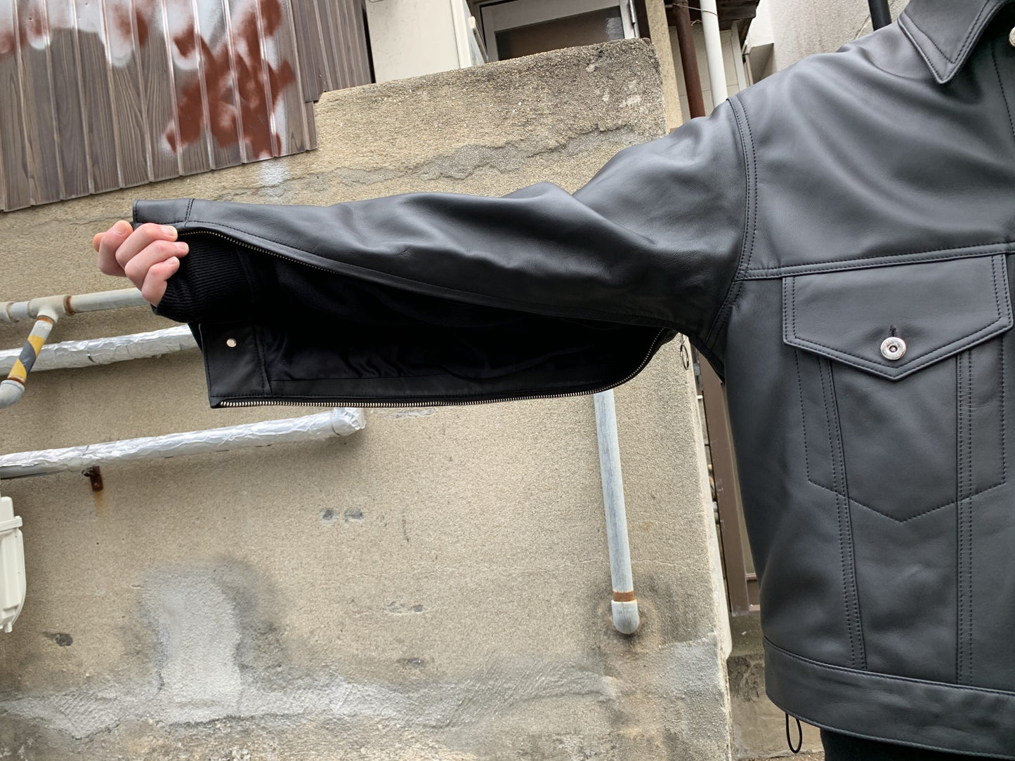 DENIM JACKET LEATHER【25AW】