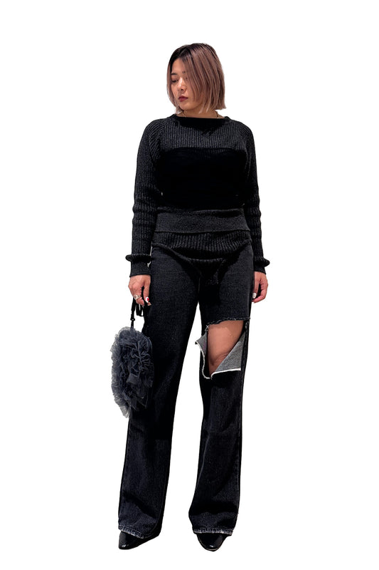 ニットレオタード