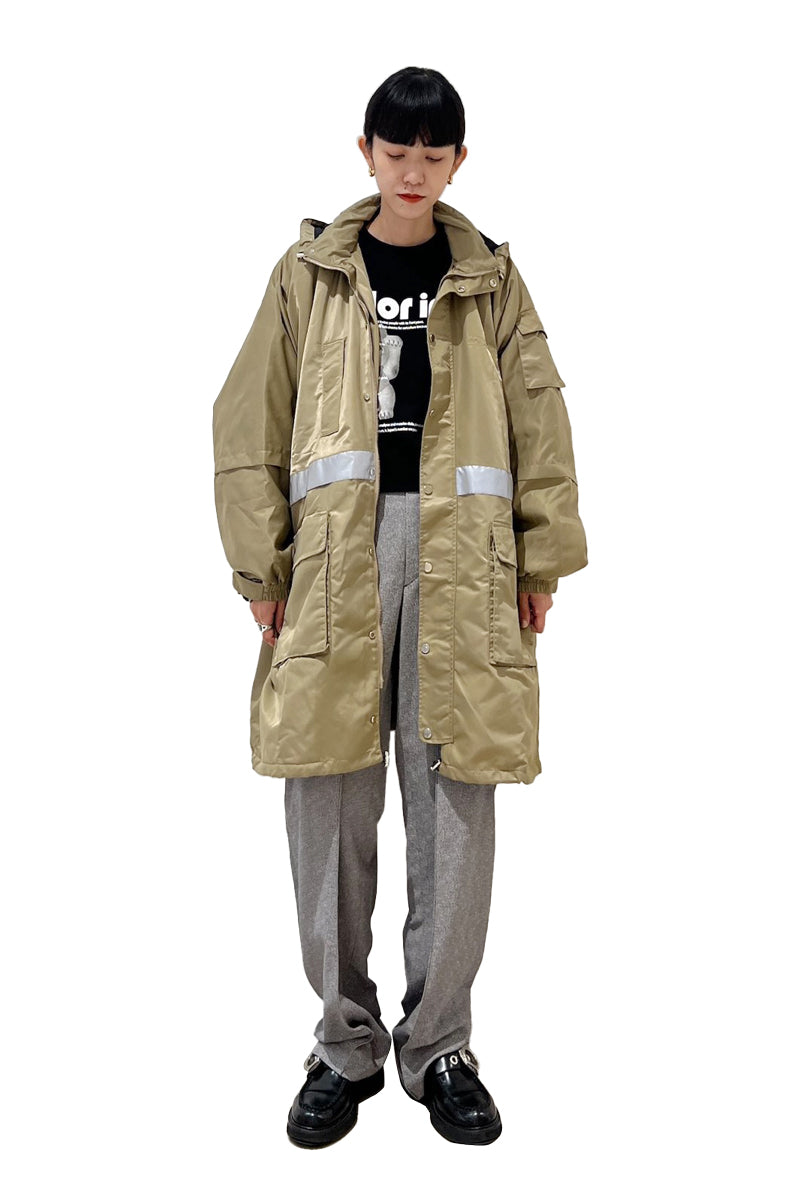 NYLON MIDI HOOD COAT【23AW】