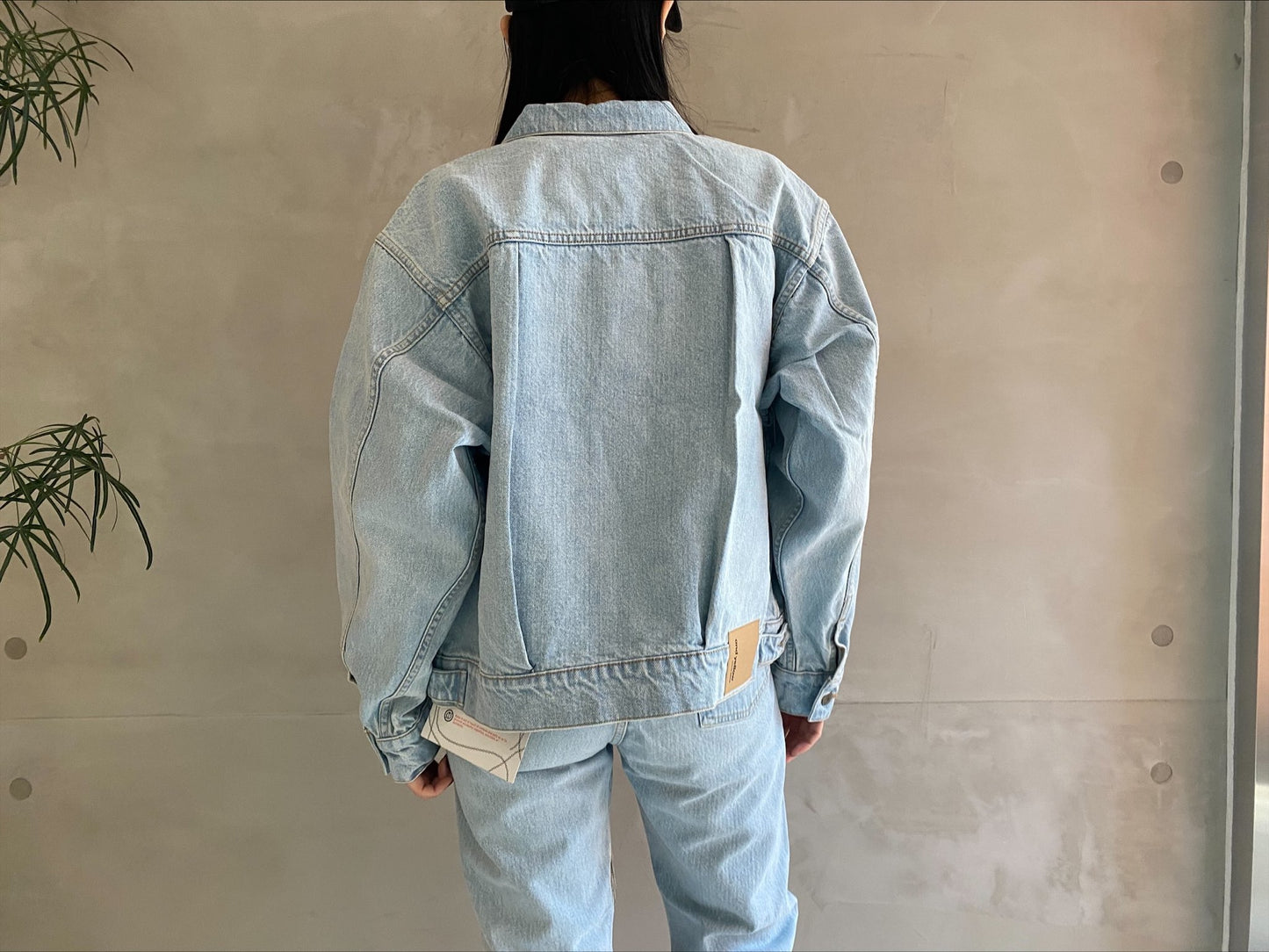 SILVERチェーンデニムジャケット