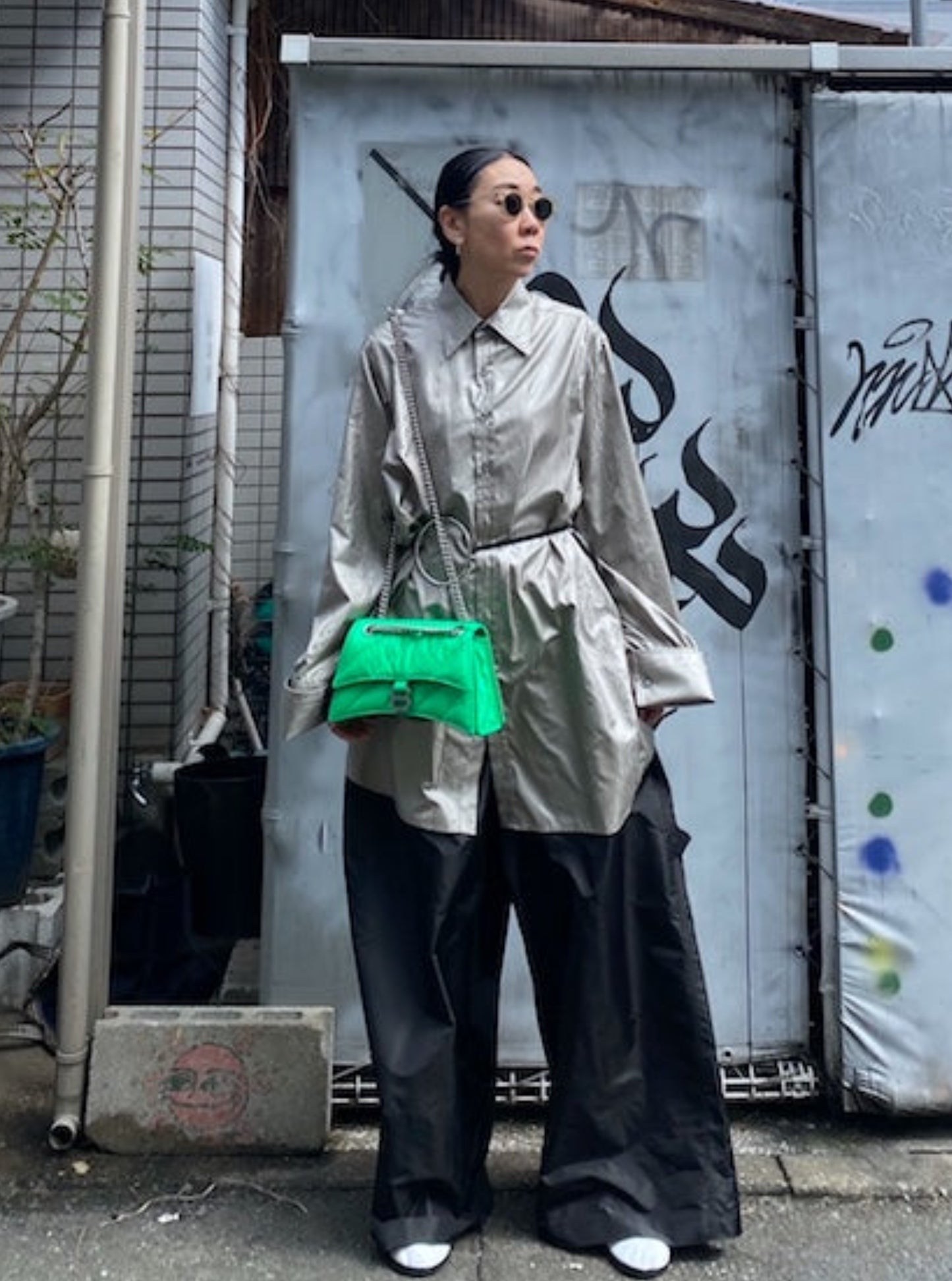 シャツワンピース