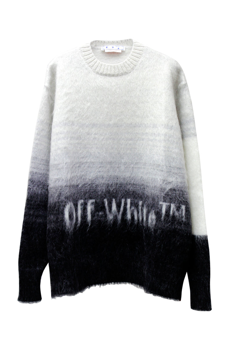 MOHAIR LOGOクルーニット