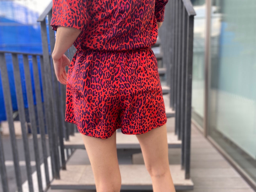 プリントショートパンツ