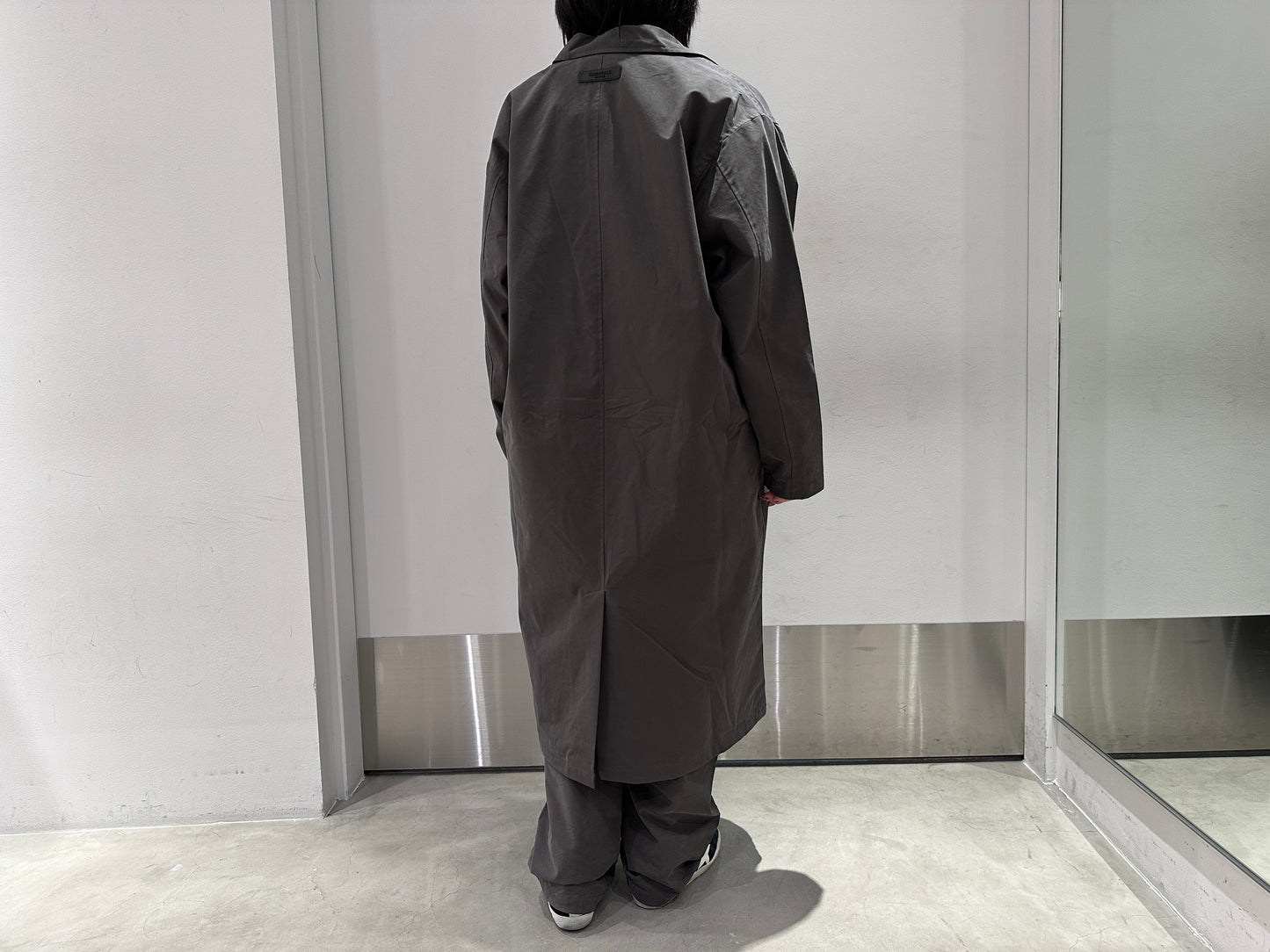 オーバーサイズロングコート