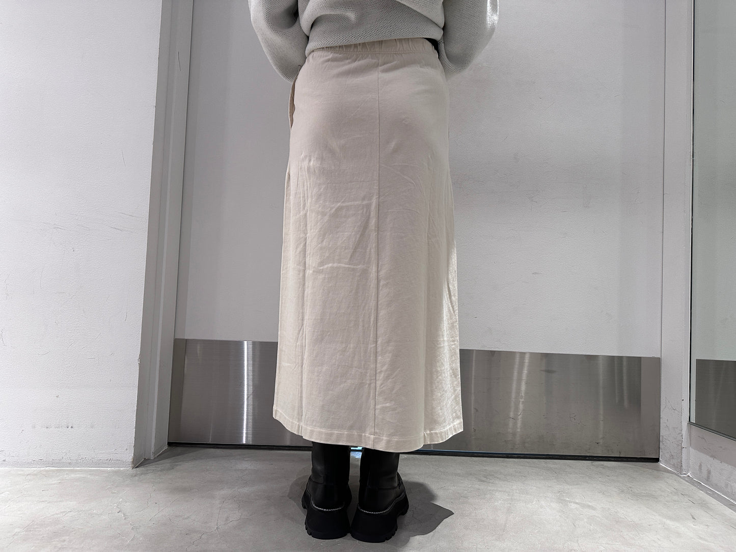 ロングスウェットスカート