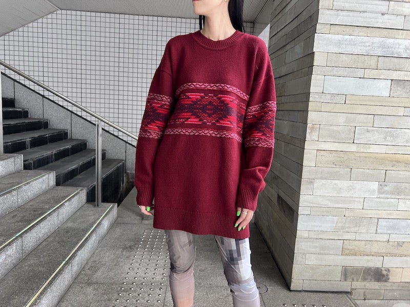 オーバーサイズニット.
