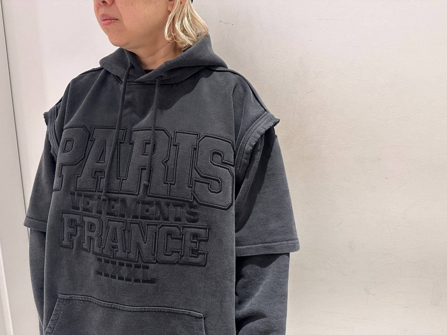 XXXL PARIS LOGO HOODIE