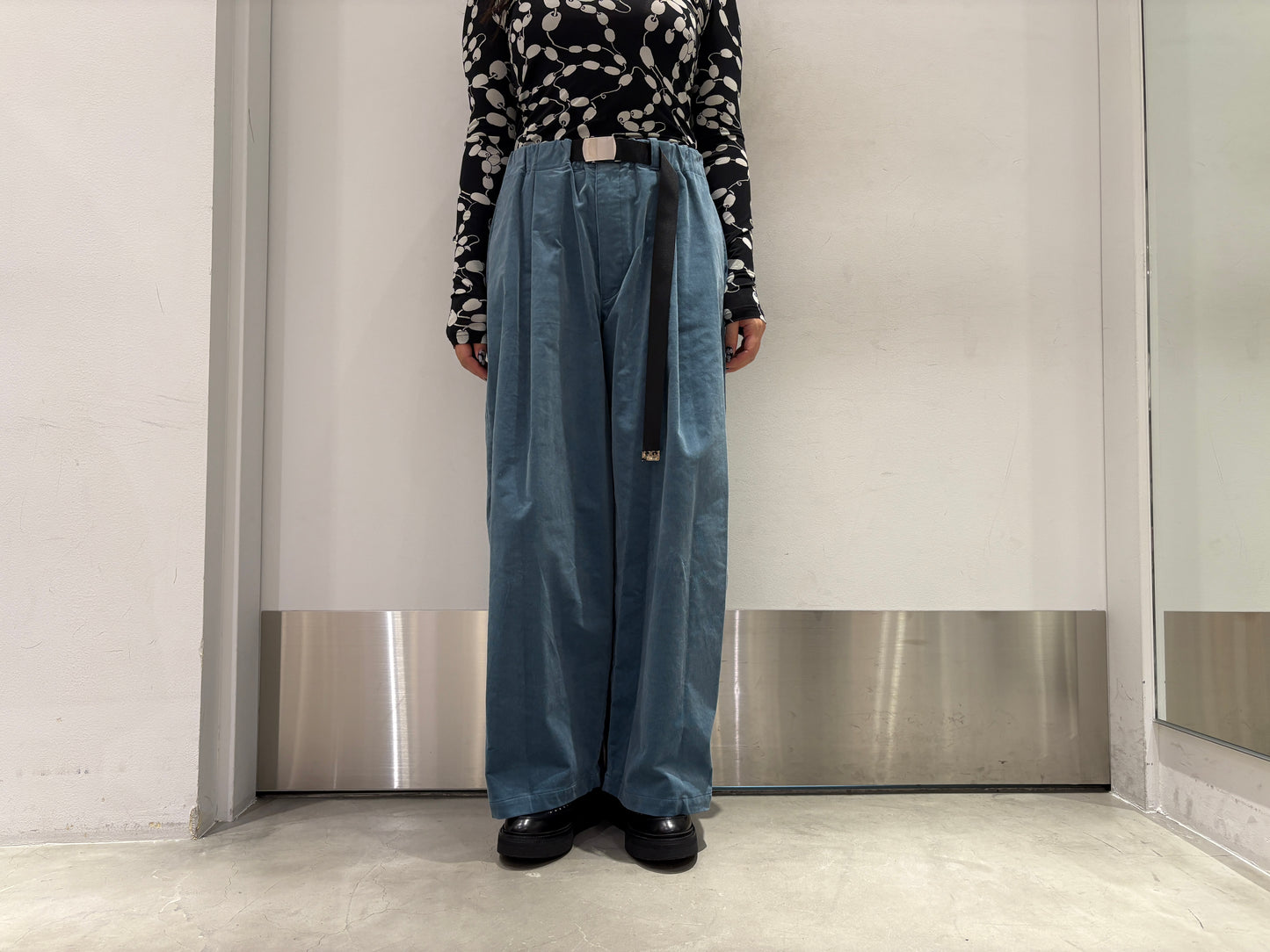 COLOR BELTED PANTS【24AW】　