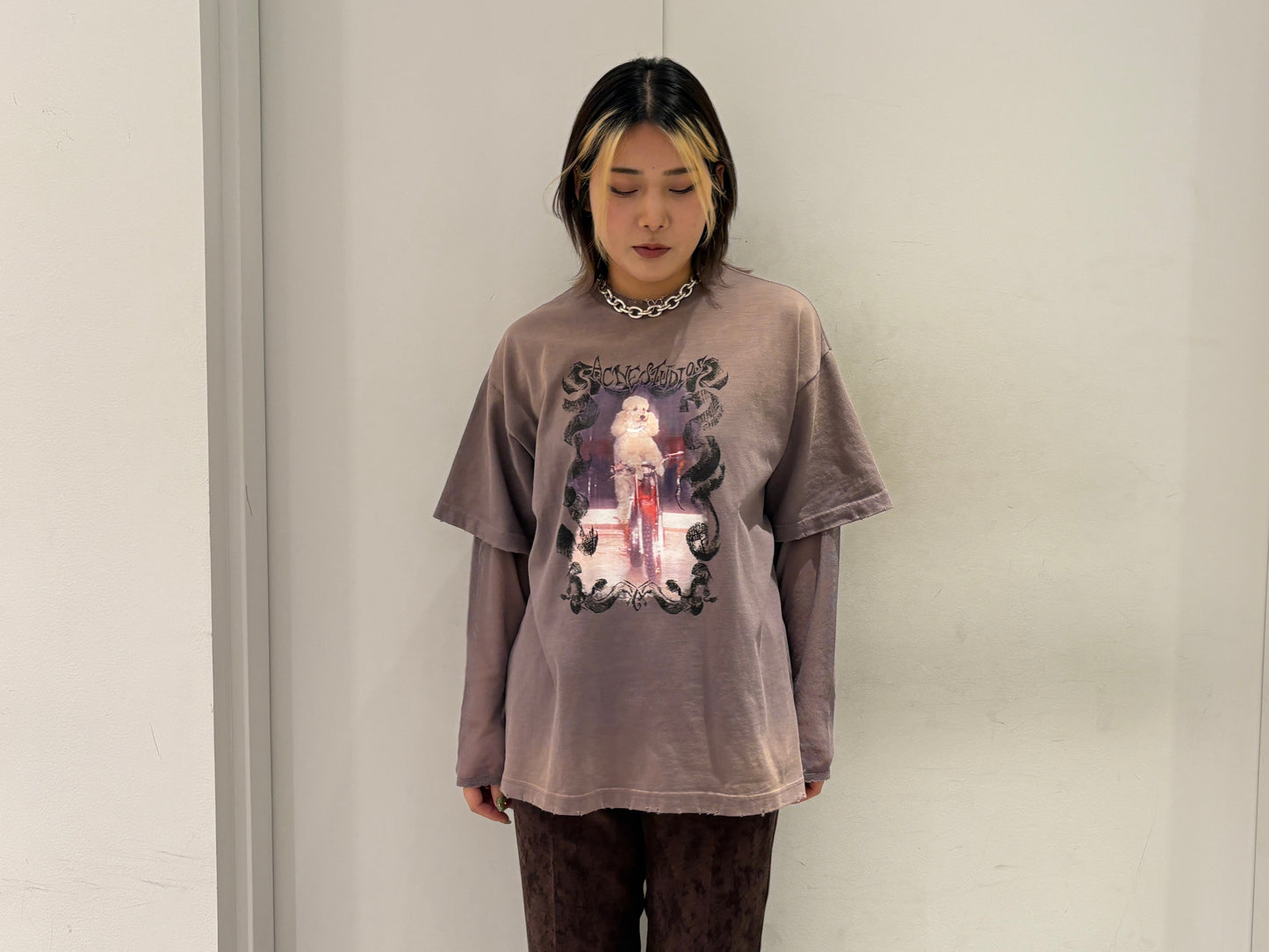 レイヤードプリントTシャツ【25SS】