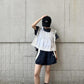 LACE TRIM COTTON TOP