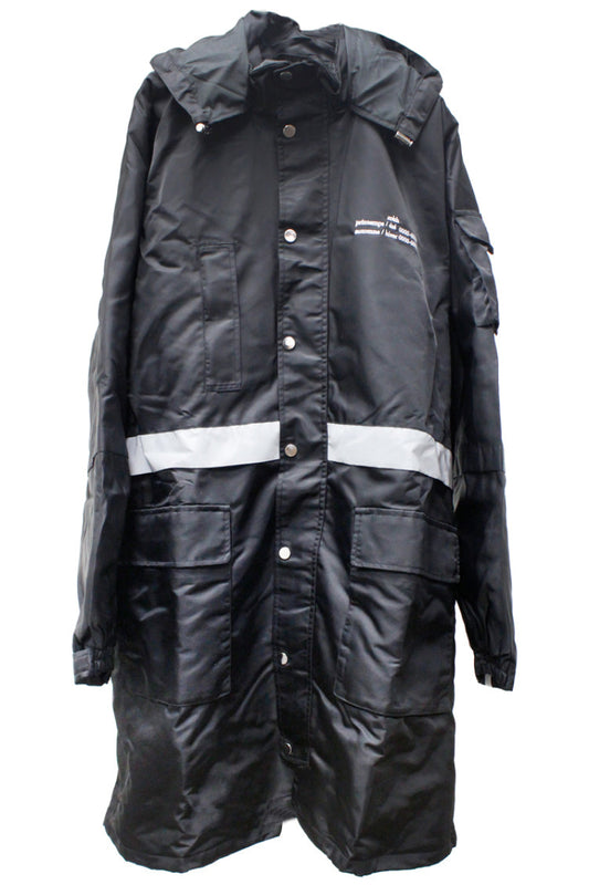 NYLON MIDI HOOD COAT