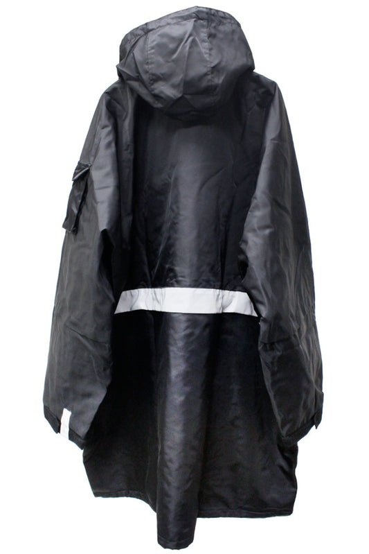 NYLON MIDI HOOD COAT