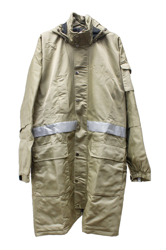 NYLON MIDI HOOD COAT