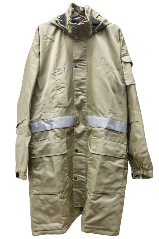 NYLON MIDI HOOD COAT