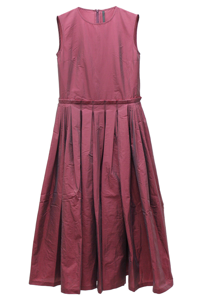 【未使用品】SARA LANZI ストライプワンピース 定価126,500円 LIMITED EDITION ストライプミディワンピース - オレンジ色