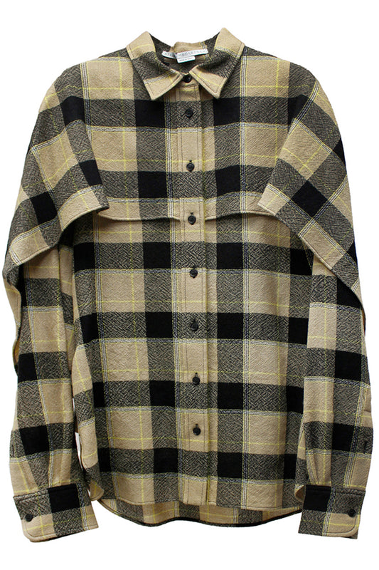 CHECK CAPE SHIRT【24AW】