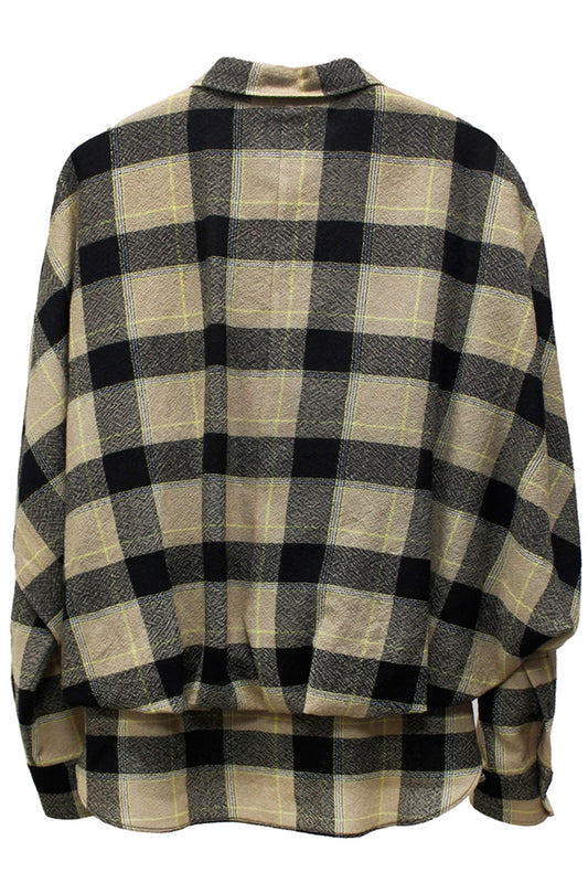 CHECK CAPE SHIRT【24AW】