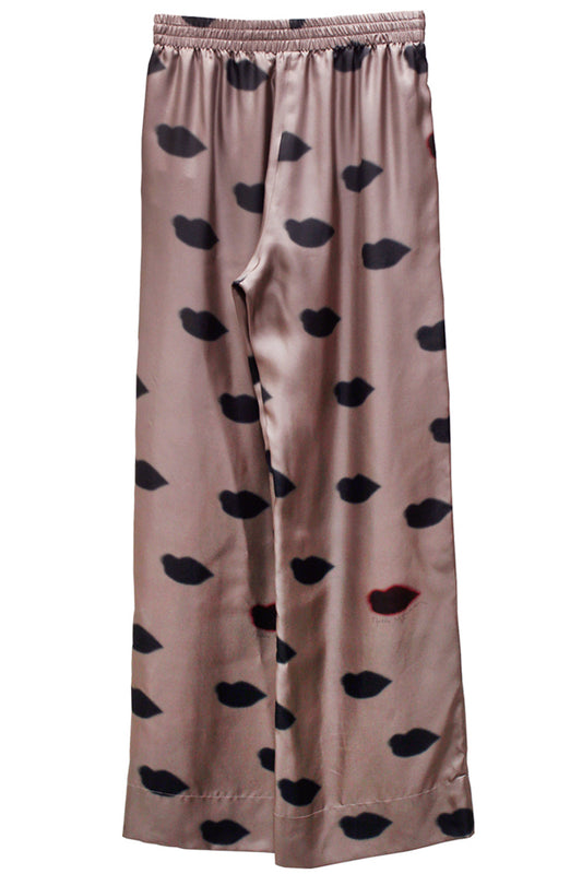 LIPS PRINT PAJAMA TROUSERS【24AW】