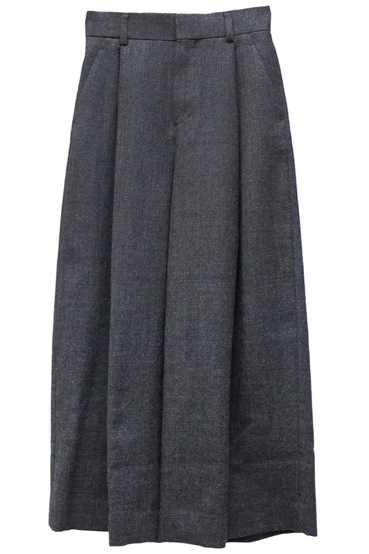 ウールタックワイドパンツ