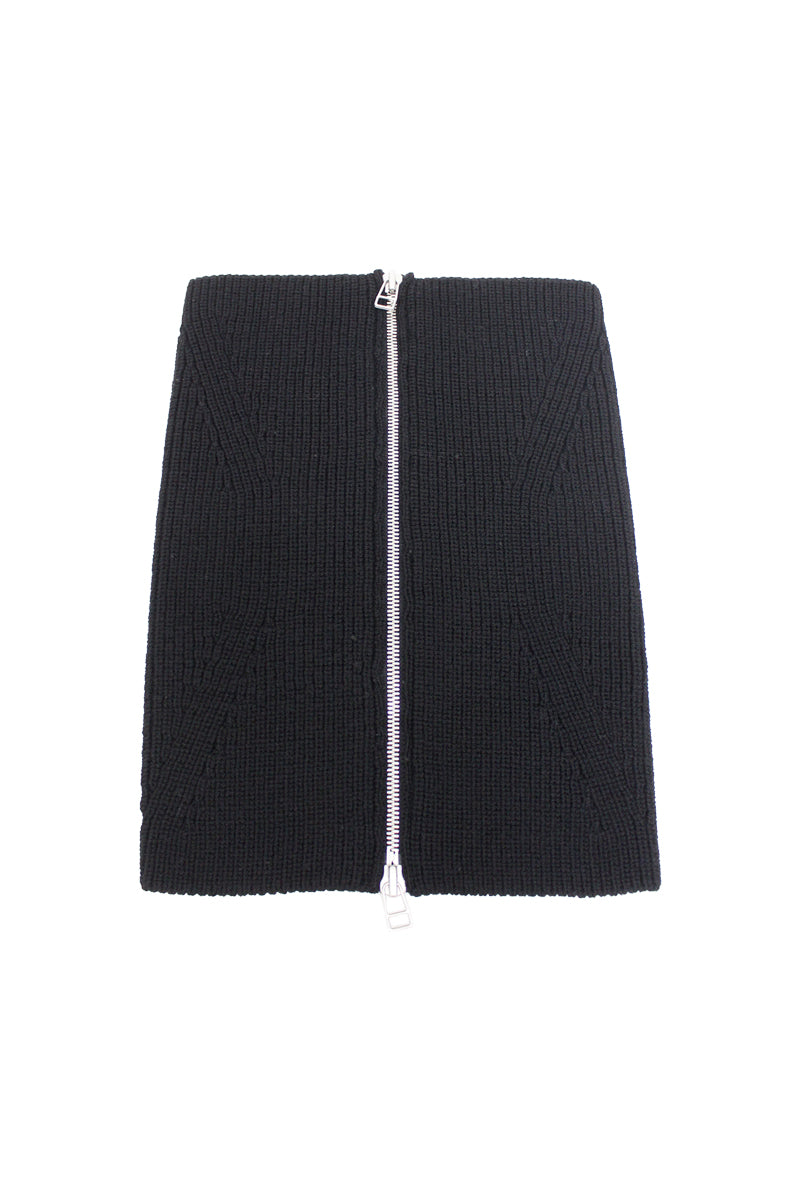 ZIPPED KNIT NECK GAITER【24AW】