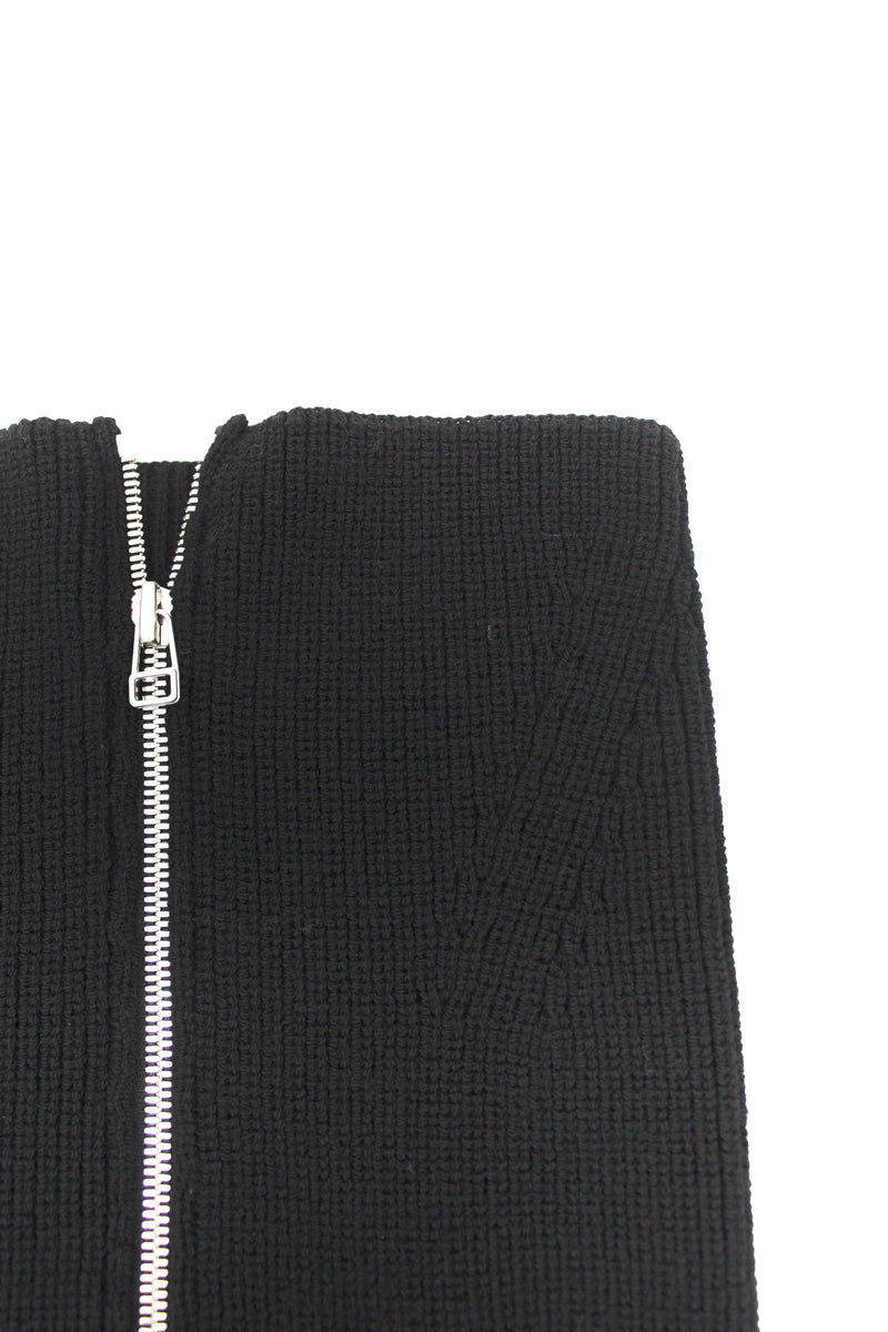 ZIPPED KNIT NECK GAITER【24AW】