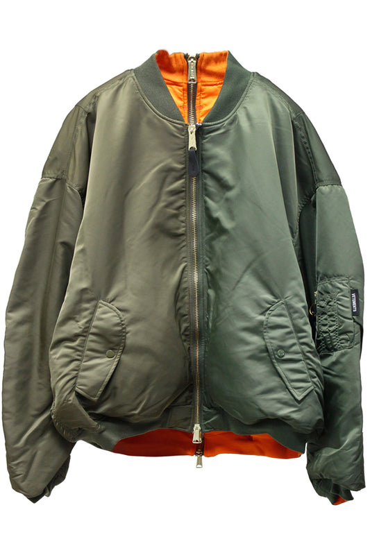 DOUBLE ZIP BOMBERJACKET