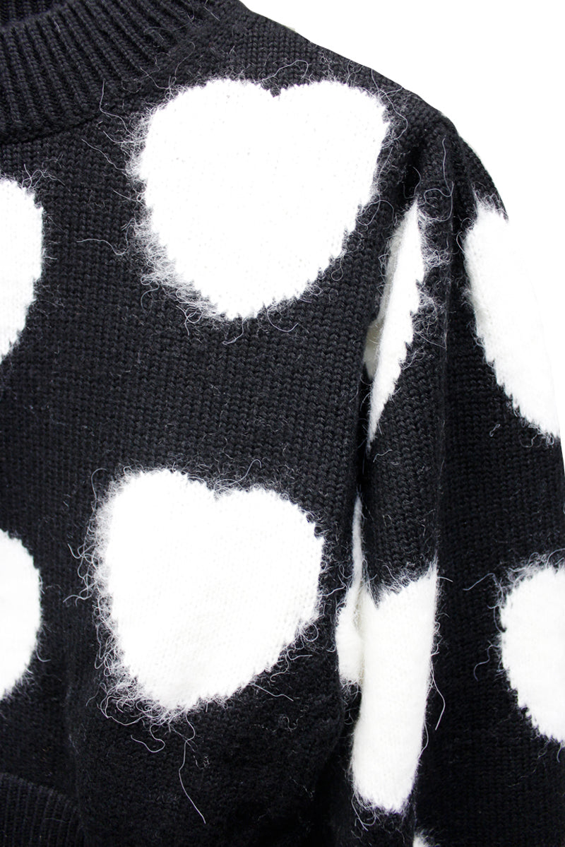 Heart Pattern Sweater【24AW】