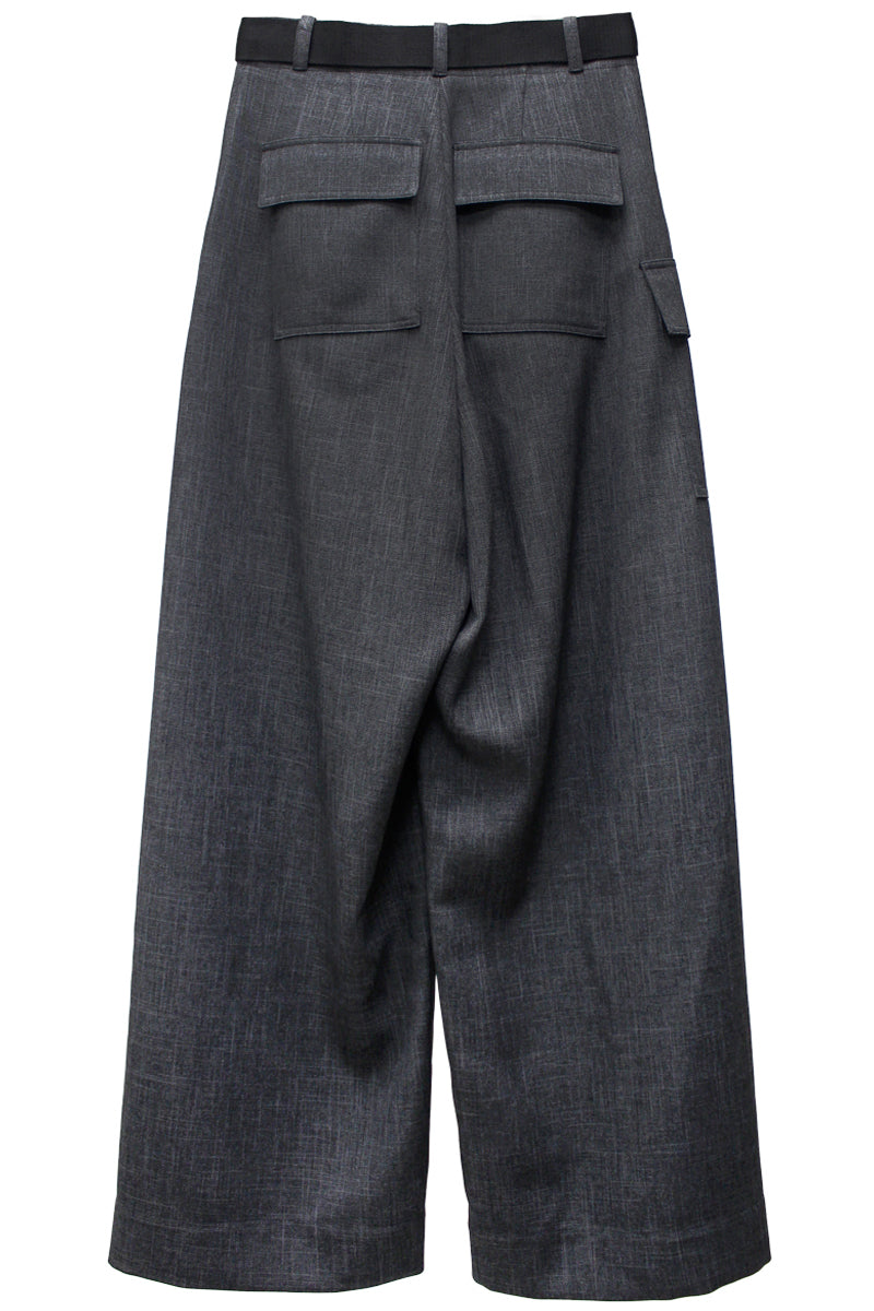 DOUBLE TWISTED CARGO PANTS【24AW】