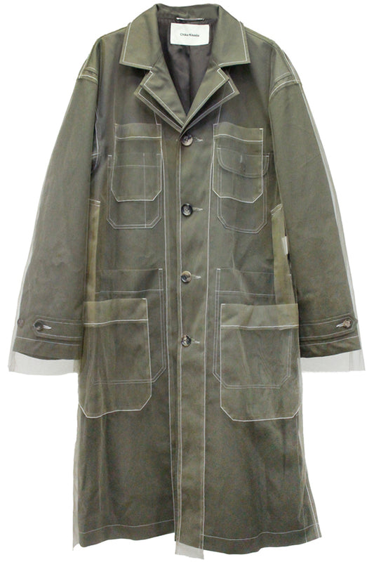 チュールレイヤードコート