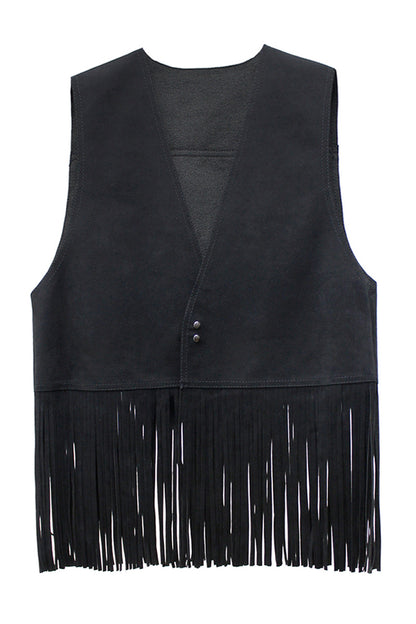 KNUCKLE FRINGE VEST【24AW】