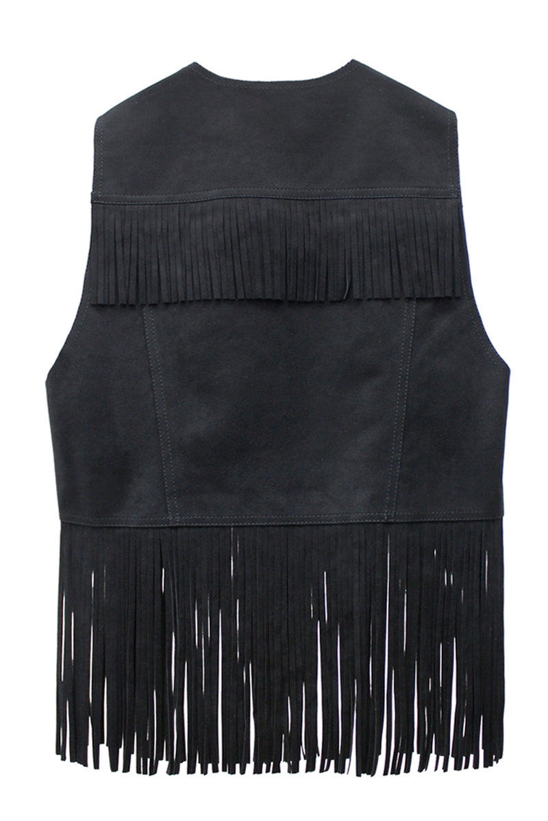 KNUCKLE FRINGE VEST【24AW】