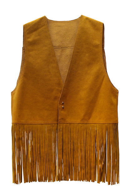 KNUCKLE FRINGE VEST【24AW】