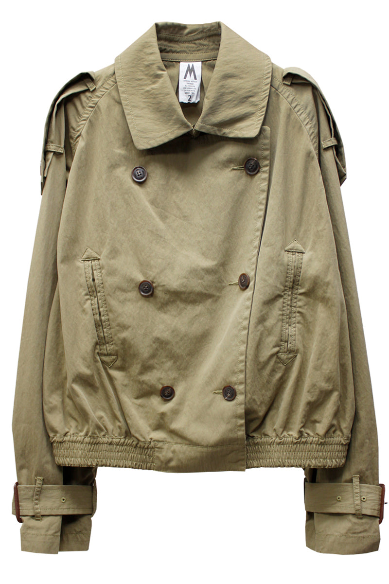 QUIET MILITARY SHORT TRENCH【24AW】