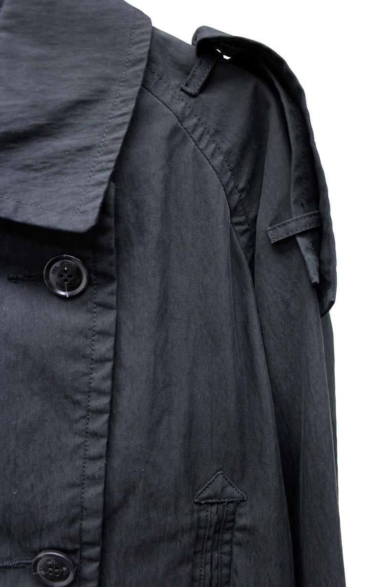 QUIET MILITARY SHORT TRENCH【24AW】