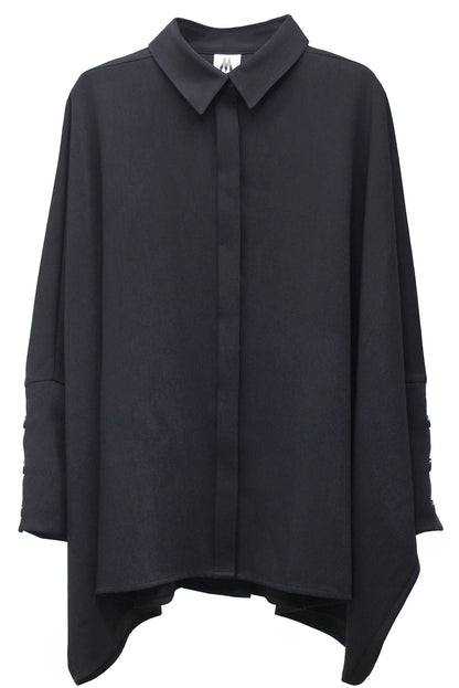 CUFF PONCHO SHIRT【24AW】