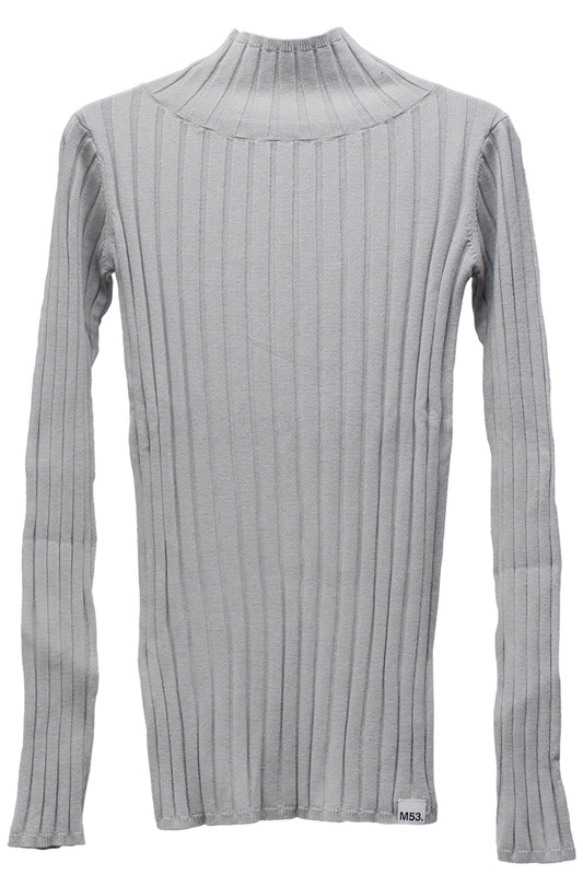 WIDE RIB MOCK NECK