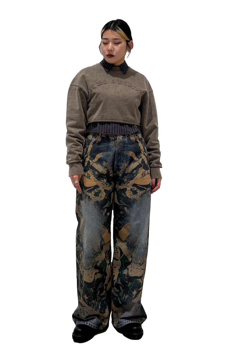 ショート丈ロゴスウェットトップス【25SS】